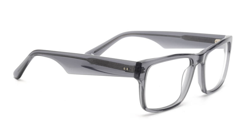 Armazon de lentes gris traslucido