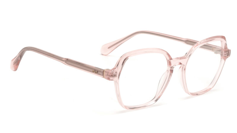 Armazón para mujer en color rosa traslúcido