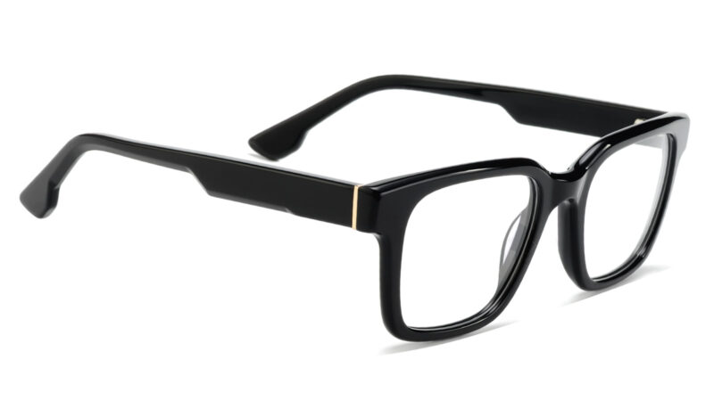 Armazon unisex en acetato color negro