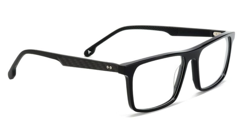 Armazón de acetato para hombre color negro