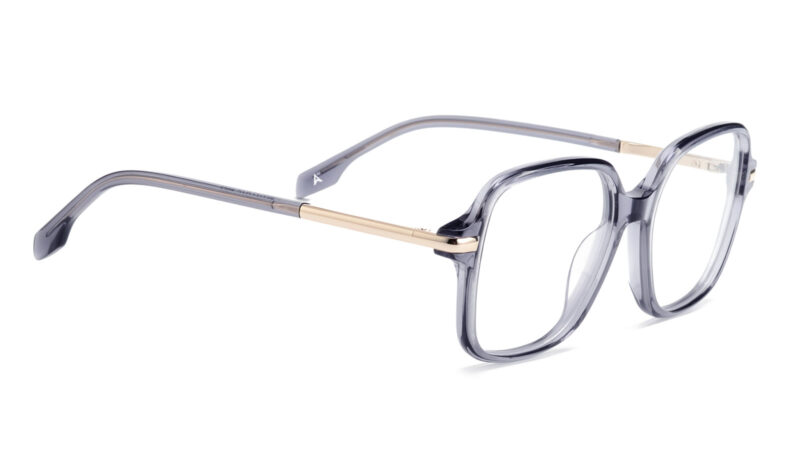 Armazón para mujer gris traslúcido