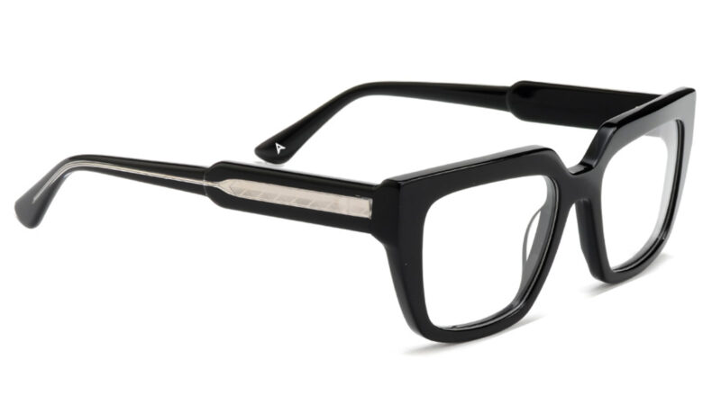 Armazón de acetato grueso para mujer color negro