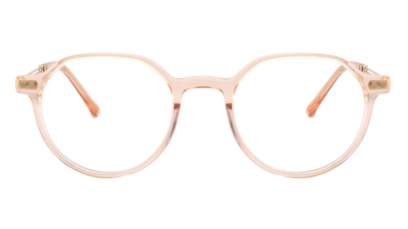 Armazón de acetato para mujer traslúcido