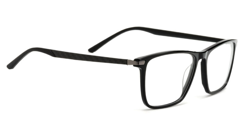 Armazón de lentes en acetato color negro