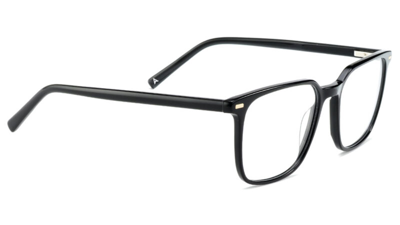Armazón unisex en acetato color negro
