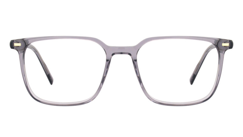 Armazón de acetato gris traslúcido