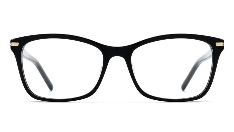 Armazon para dama en acetato negro