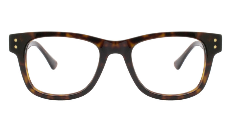 Armazón de acetato grueso color carey