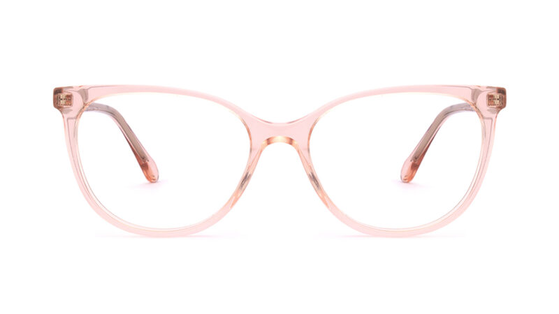 Armazon de lentes para mujer traslucido