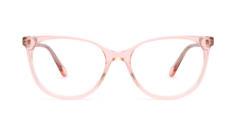 Armazon de lentes para mujer traslucido