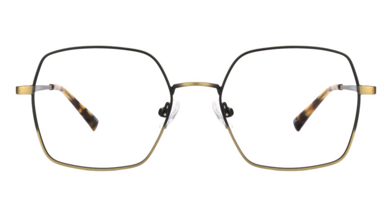 Armazon unisex hexagonal en color dorado vintage