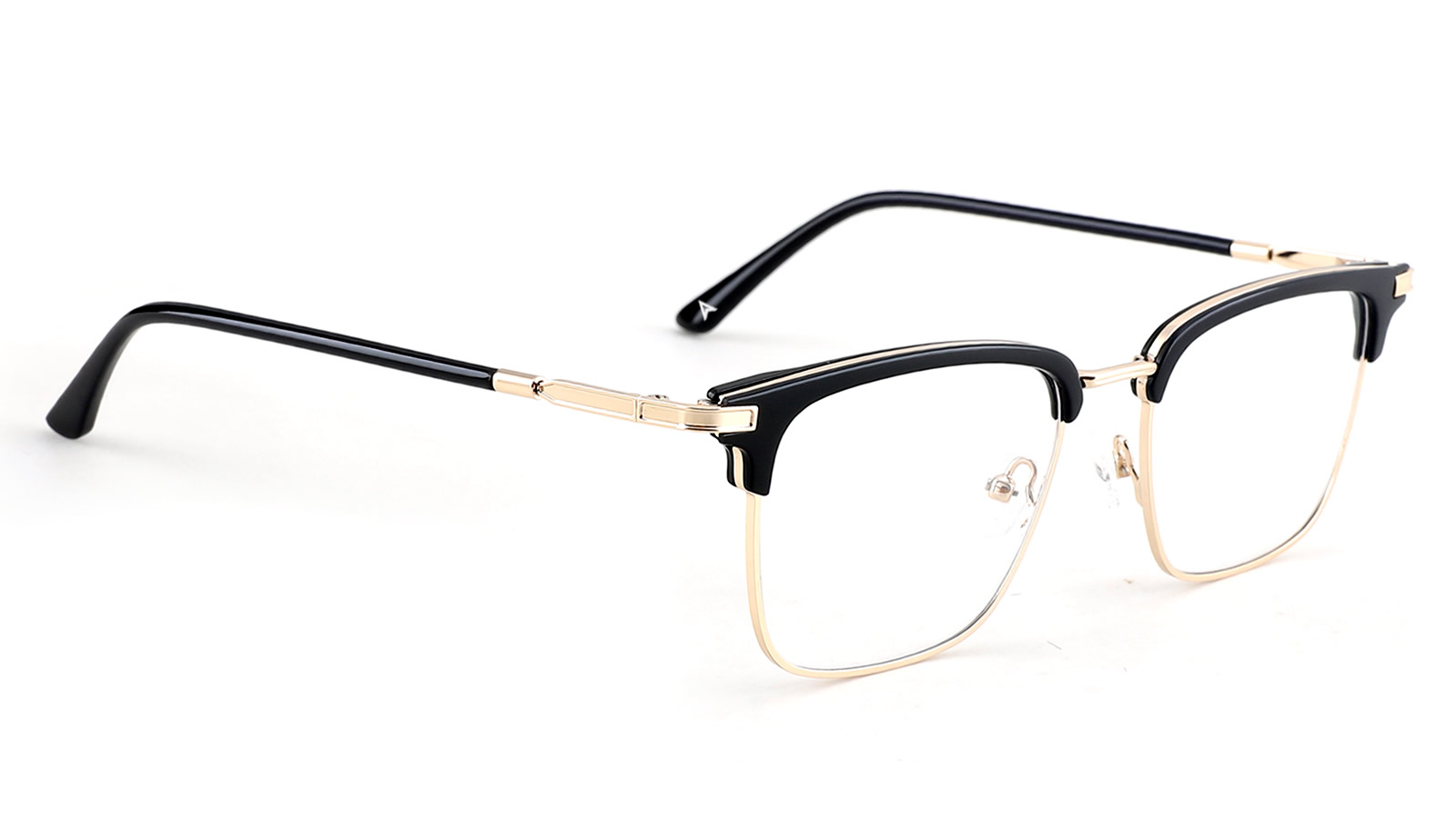 AE5248c1-02 Armazon unisex en metal dorado con ceja en negro