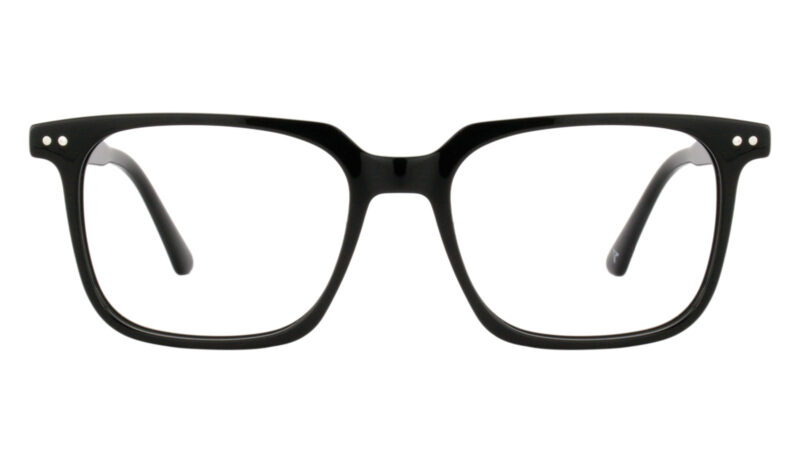 Armazón de acetato unisex color negro