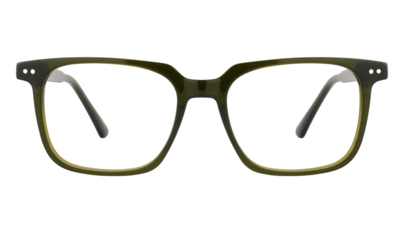 Armazón de acetato verde oscuro