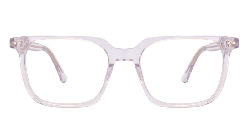 Armazón de acetato transparente