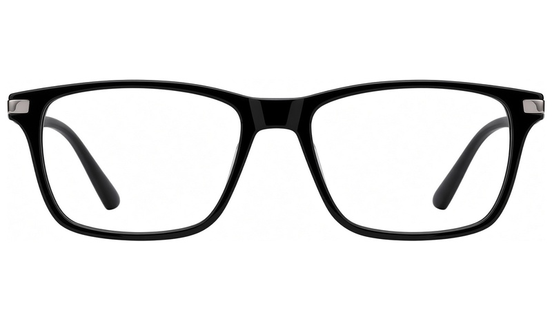 Armazon de acetato negro para hombre