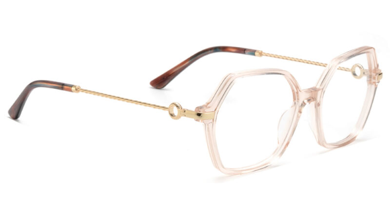 Armazon de acetato traslucido para mujer