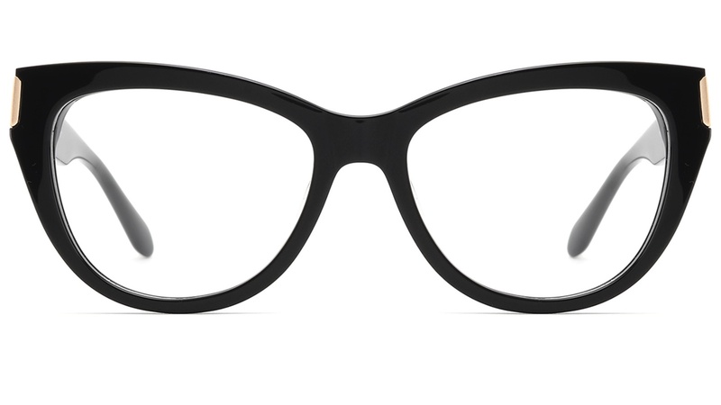 Armazon de acetato negro para mujer