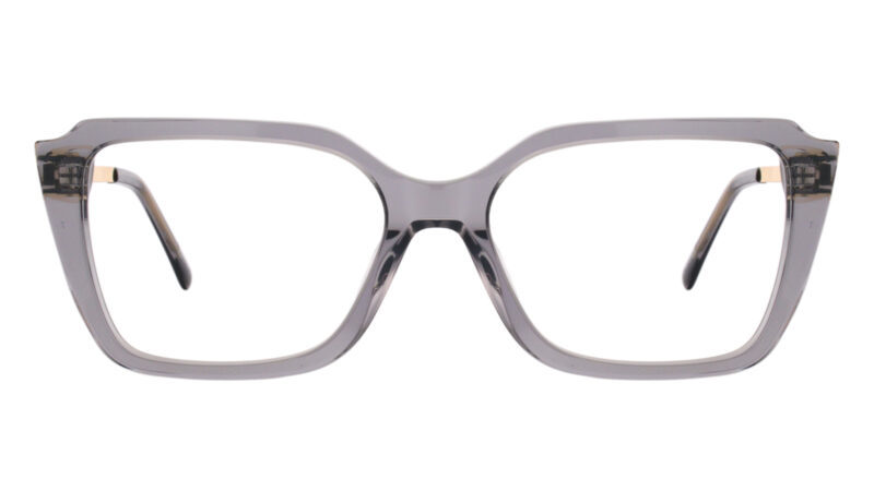 Armazón para mujer gris traslúcido