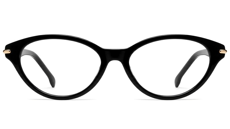 Armazon de acetato negro para mujer