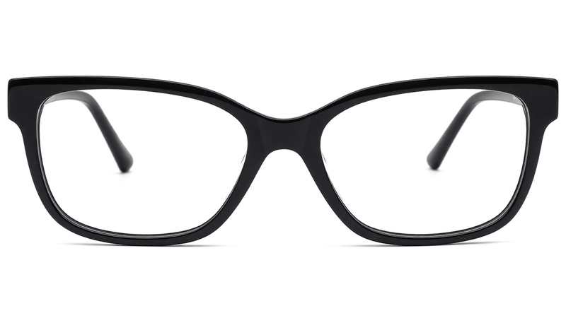 Armazon de acetato negro para mujer