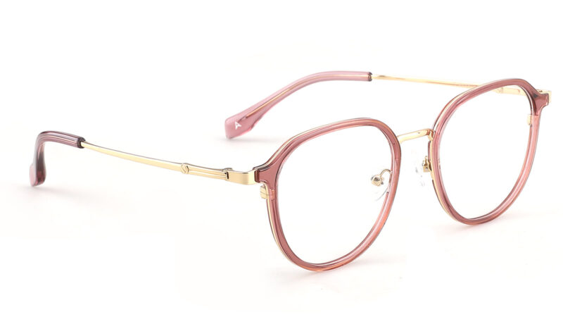 Armazon para mujer en acetato con titanio