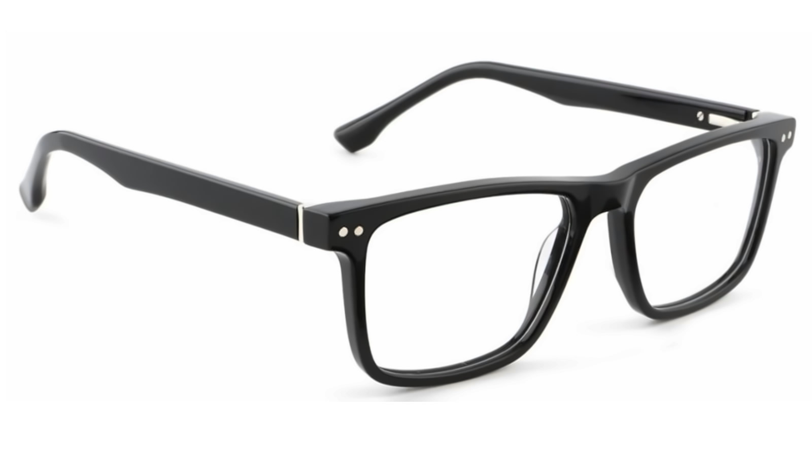 CO7513c1-02 Armazon de acetato color negro