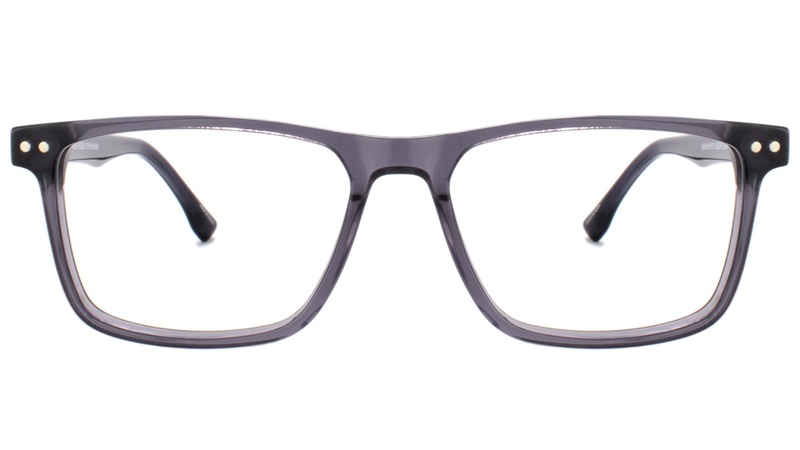 Armazon de acetato gris traslucido