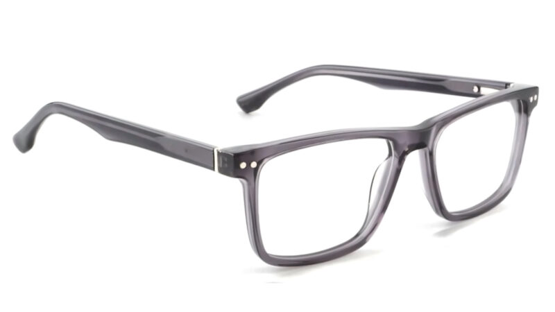 Armazon de acetato gris traslucido unisex