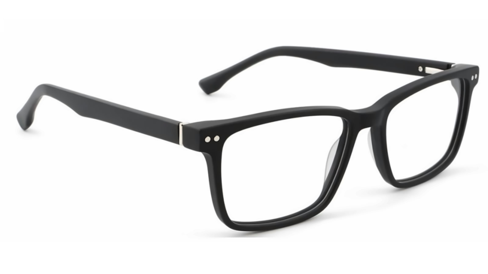 CO7515c2-02 Armazon de acetato negro mate unisex