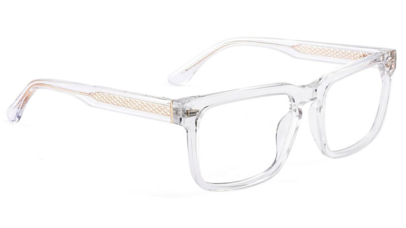 Armazon de acetato transparente unisex