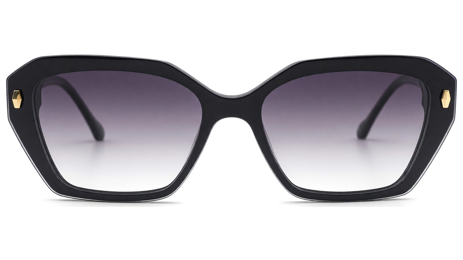 CO7815c1-00 Armazon de acetato negro con clip-on negro