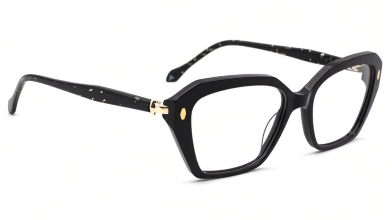 Armazon de acetato negro para mujer
