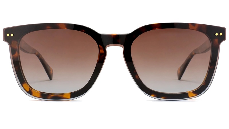 Armazon de acetato con clip-on unisex