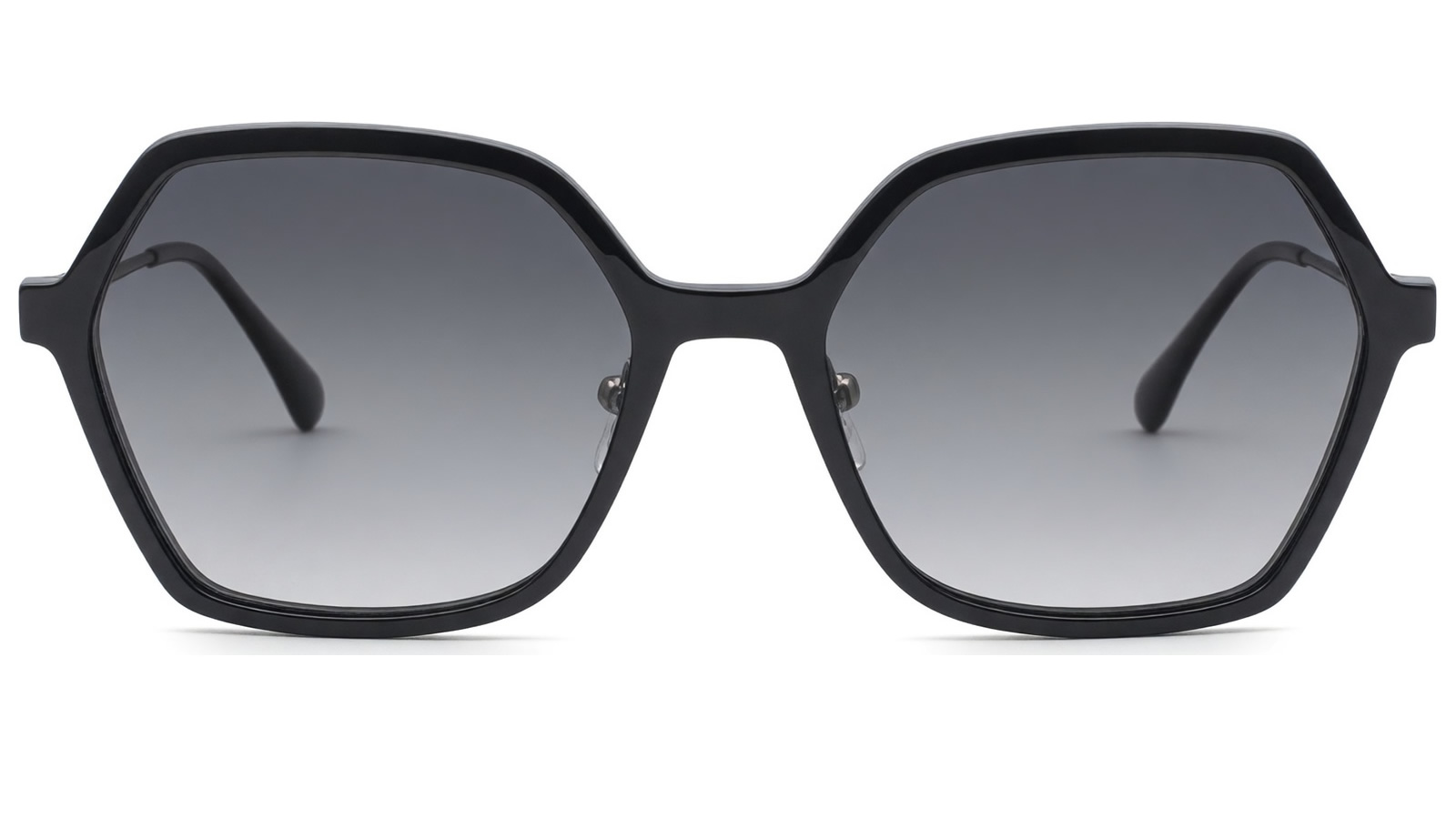 CO8423c1-00 Armazon de metal dorado con negro y clip-on negro