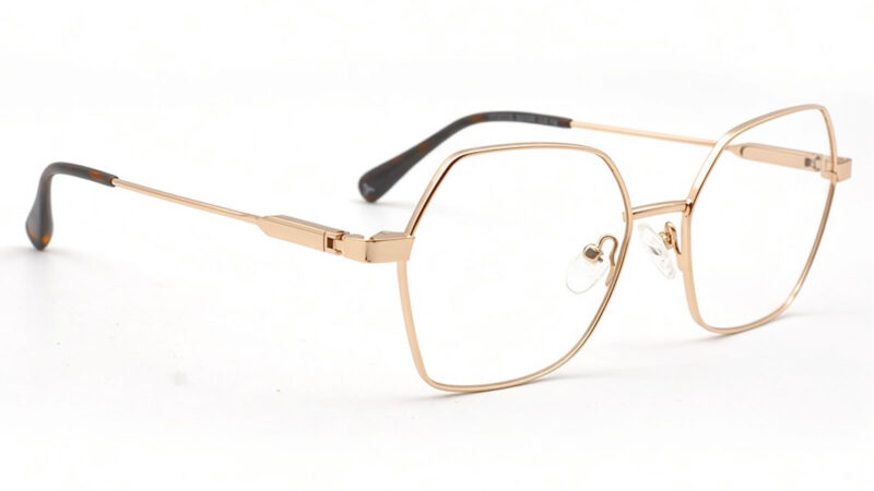 Armazon de metal dorado para mujer