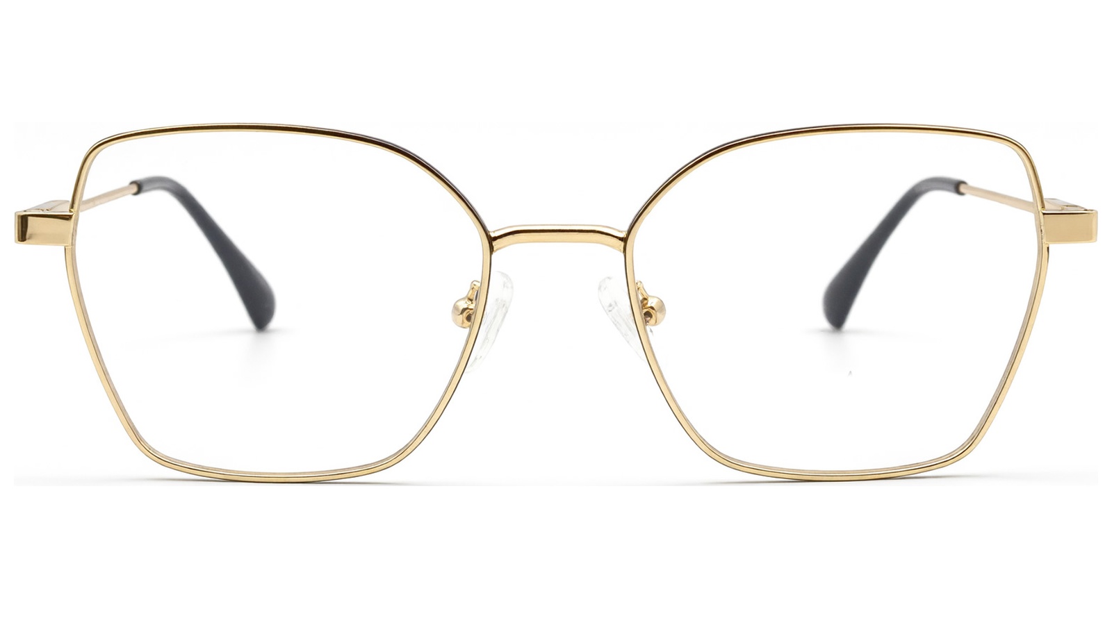 CO8425c1-01 Armazon de metal dorado con negro