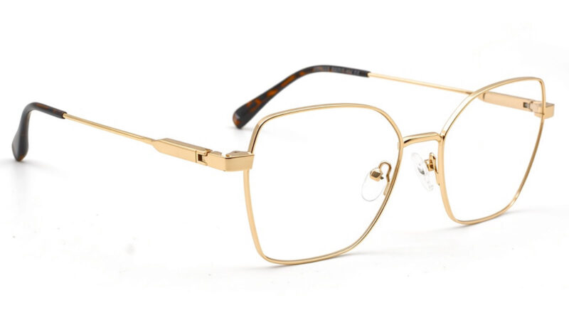 Armazon de metal dorado para mujer