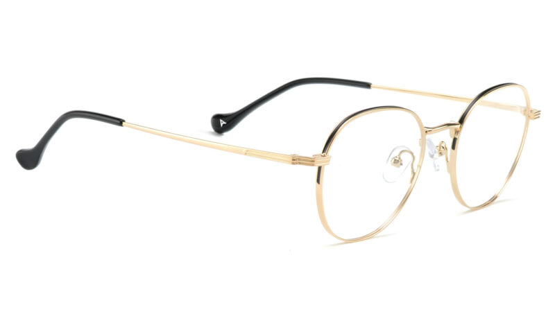 Armazón redondo unisex de metal