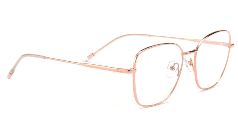 Armazón para mujer dorado rosado