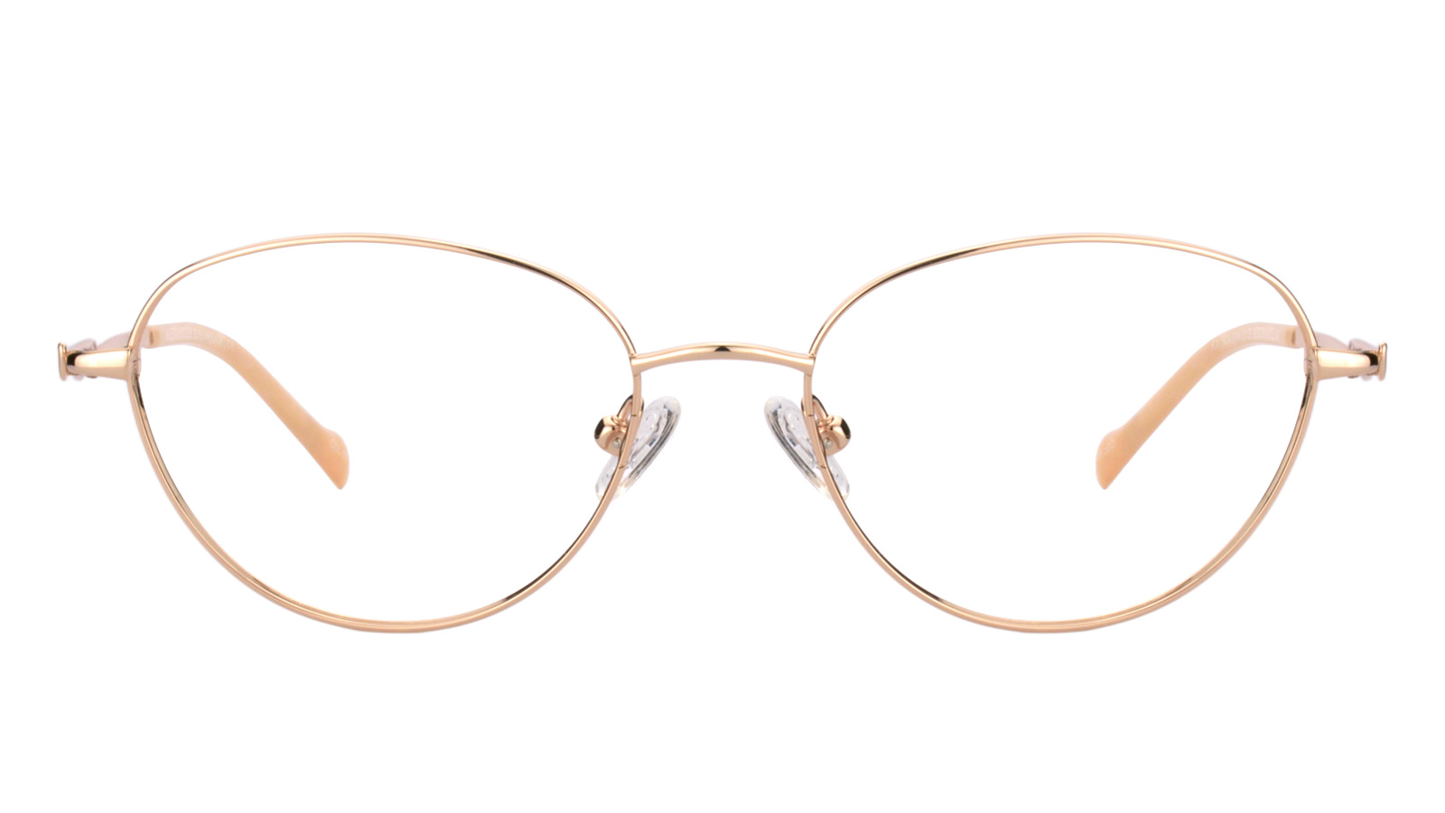 T1032c50-01 Armazón de mujer en metal dorado