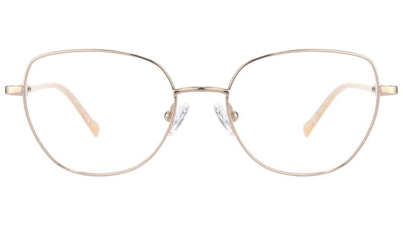 Armazon de titanio en color dorado para mujer