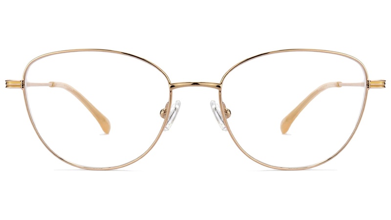 Armazon de titanio en color dorado para mujer
