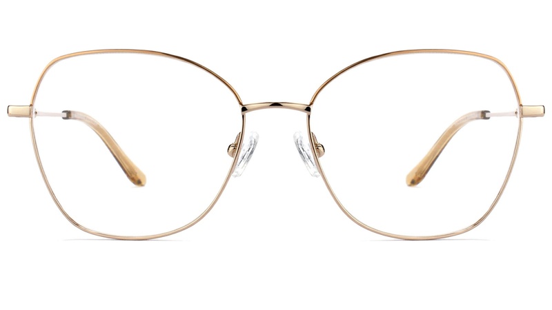 Armazon de titanio en color dorado para mujer