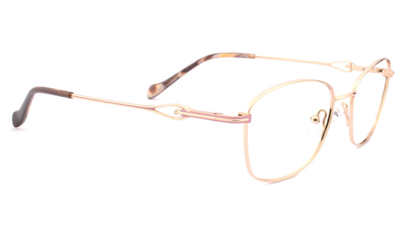 Armazón de titanio para mujer color dorado
