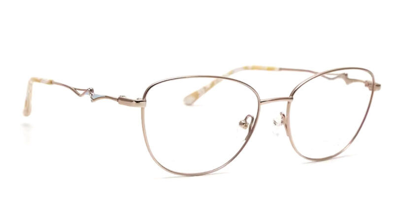 Armazón de titanio para mujer color dorado