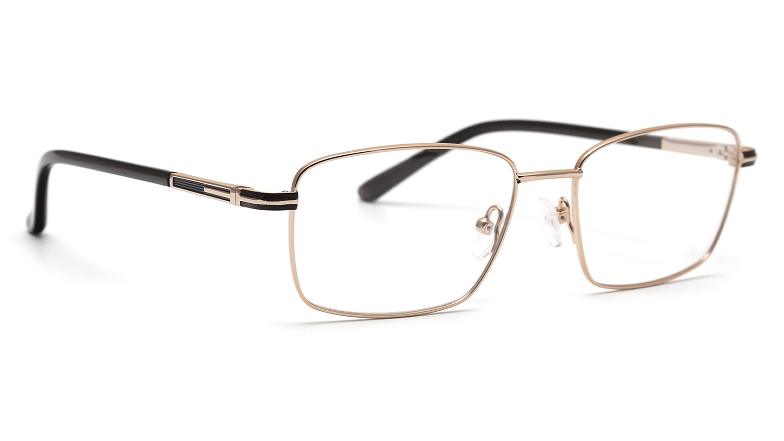 T9557c50-02 Armazón de hombre en color dorado con negro