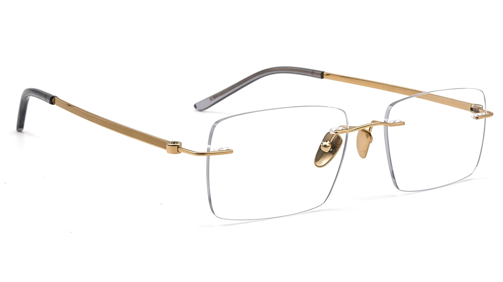 T9651c1-02 Armazon de Titanio 3 piezas color dorado