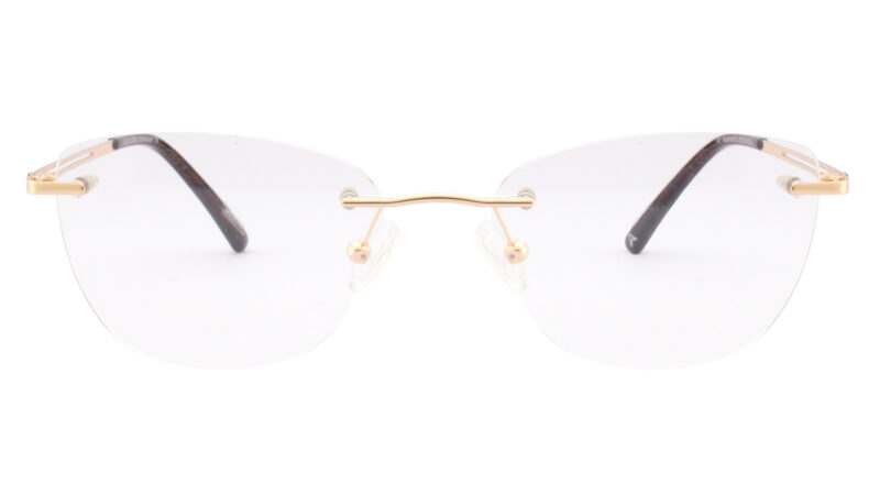 Armazón de Titanio para mujer en color dorado
